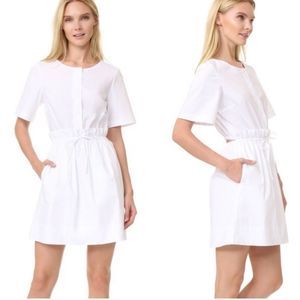Club Monaco White Senella Open-Back Dress Size 6